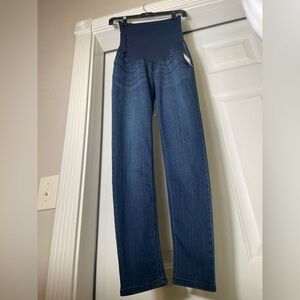 Indigo Blue~NWT~Maternity~A La Cheville~Stretch Denim~Ankle~Jeans~Size M (8/10)